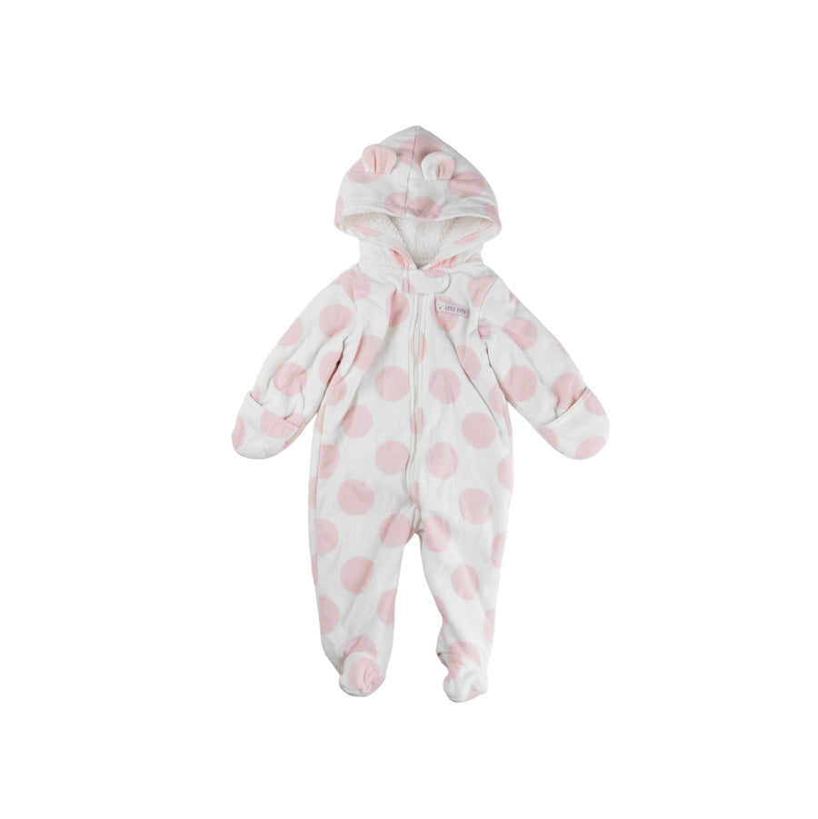 Carter's bunting suit 6m (polka dot)