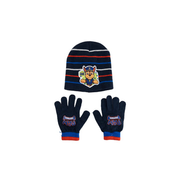Paw Patrol hat and mitts 4-6x