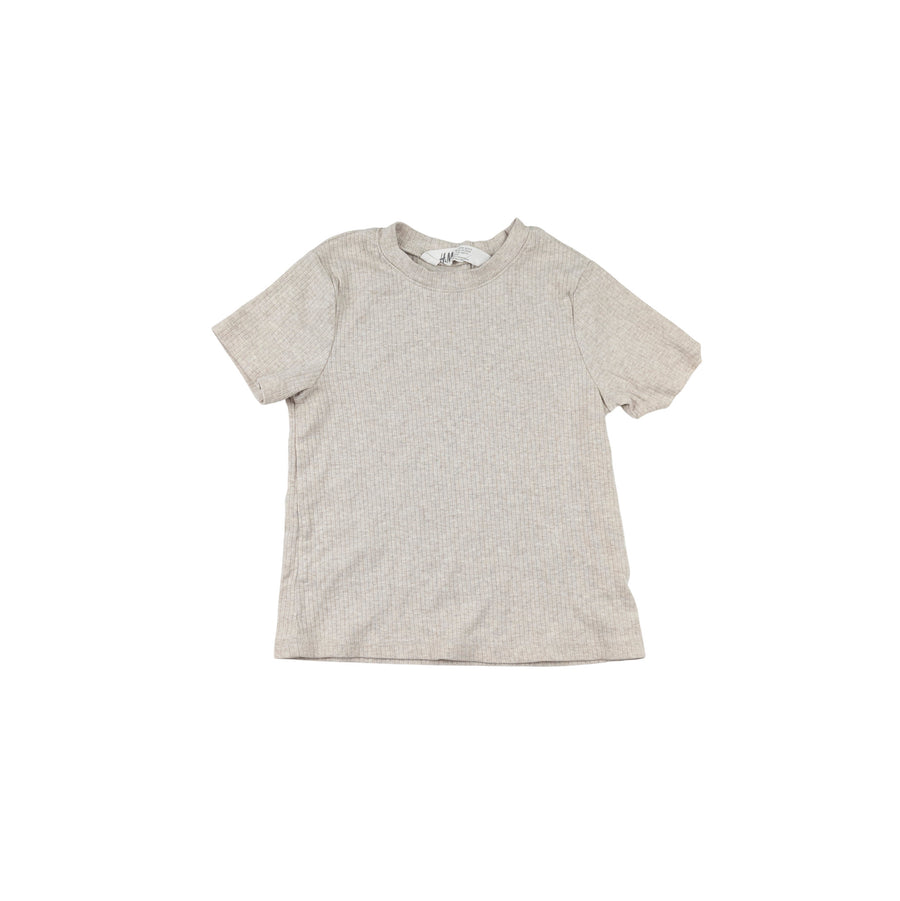 H&M t-shirt 4-6 (rib)