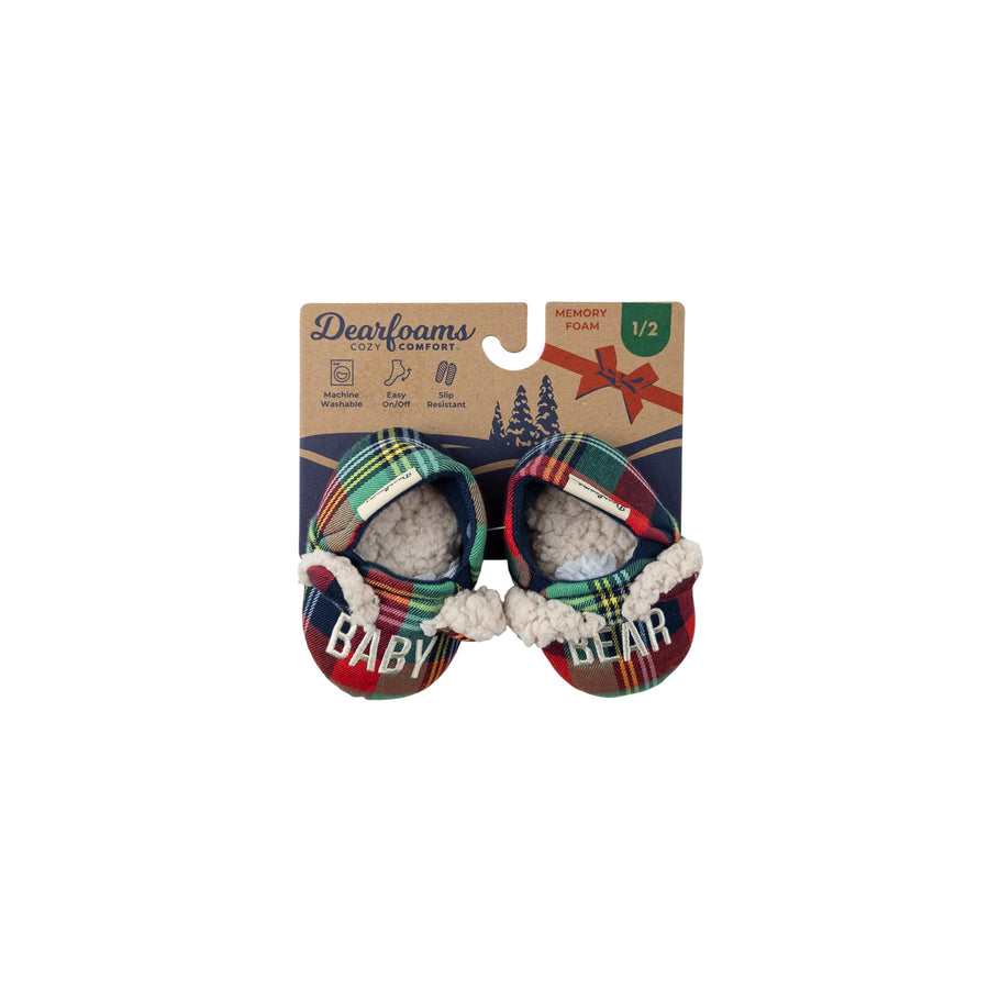 Dearfoams slippers 0-6m