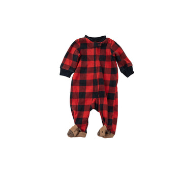 Carter's sleeper 3m (red plaid)