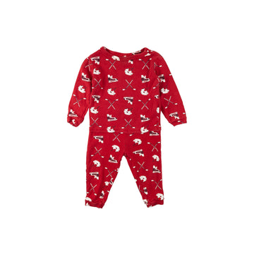 Joe Fresh pjs 6-12m (hockey)