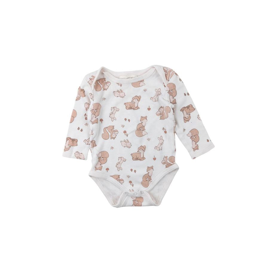 Kit + Pearl long sleeve onesie 3-6m