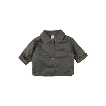 H&M jacket 4-6m (corduroy trim)