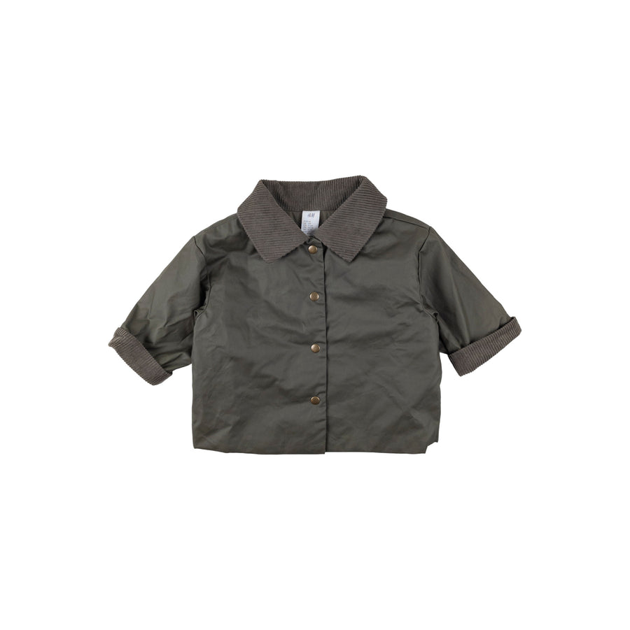 H&M jacket 4-6m (corduroy trim)