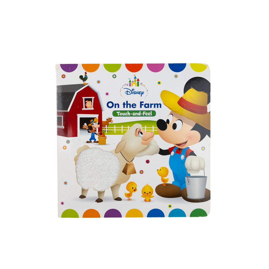 Disney On-the-farm touch-and-feel board book