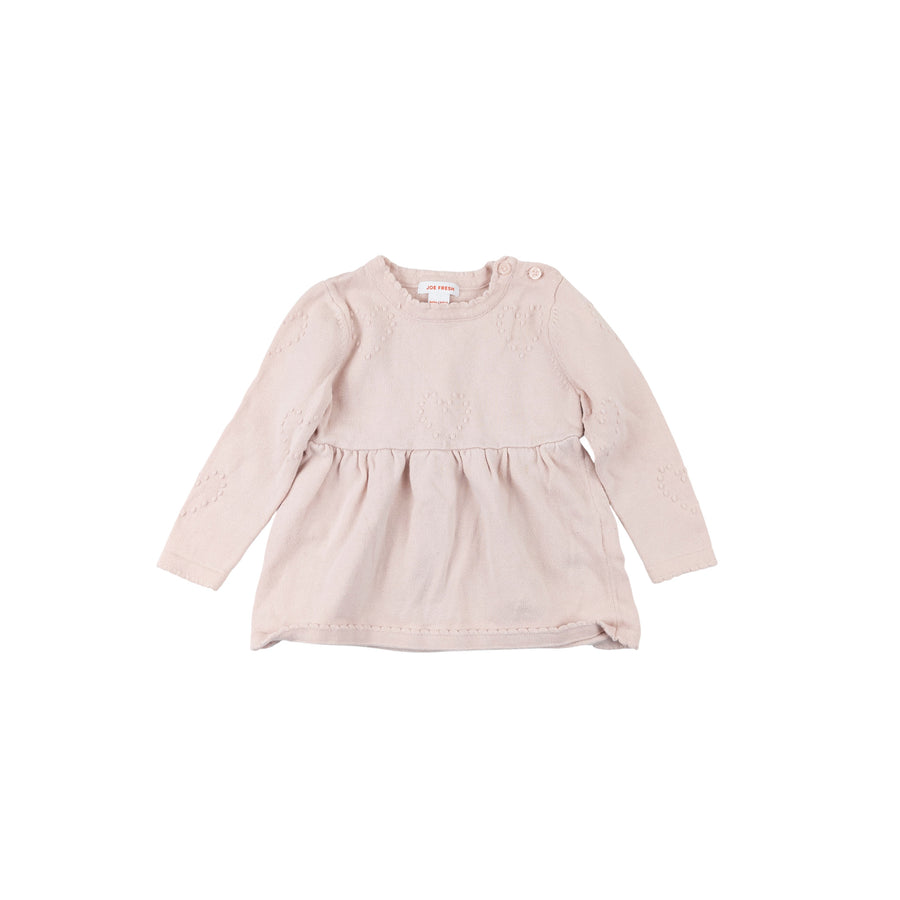 Joe Fresh sweater 12-18m (pink)