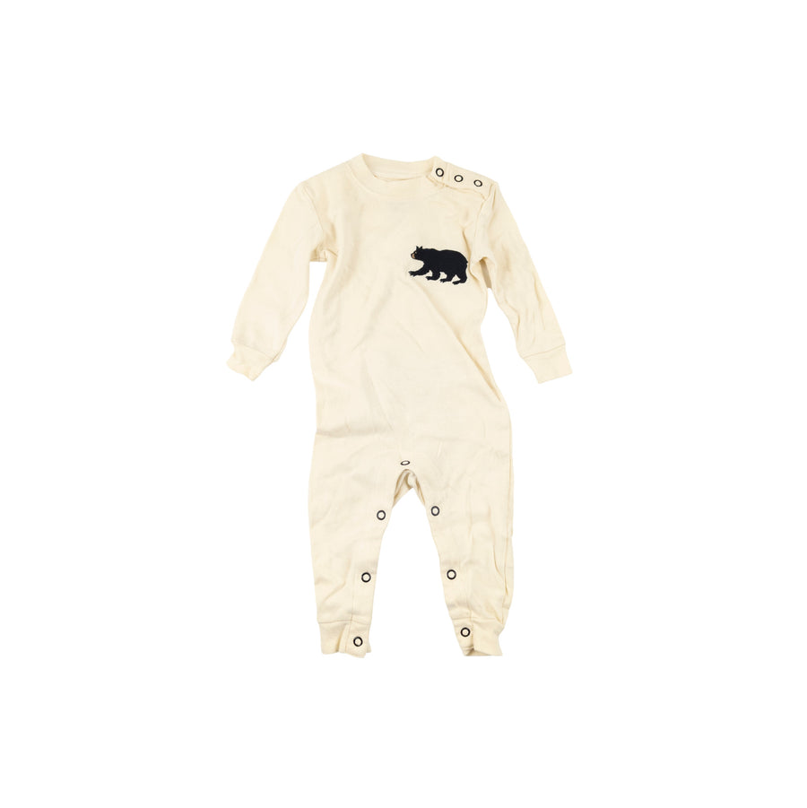 Hatley romper 3-6m (black bear)
