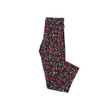 Bella & Birdie leggings 10-12 (red floral)