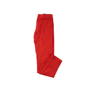 Joe Fresh leggings 10-12 (red sparkle)