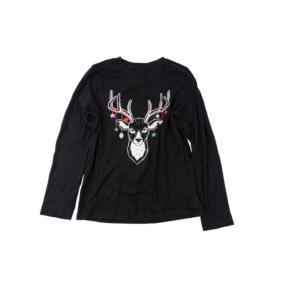 Joe Fresh long sleeve shirt 10-12 (reindeer)