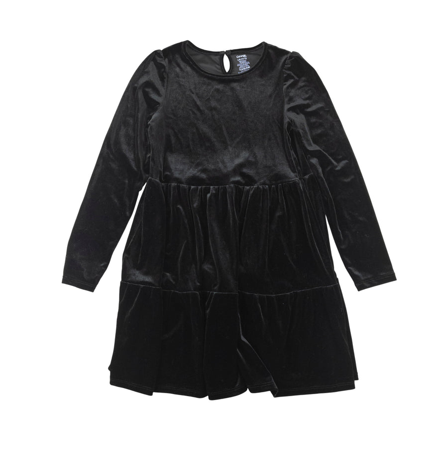George dress 10-12 (black velour)