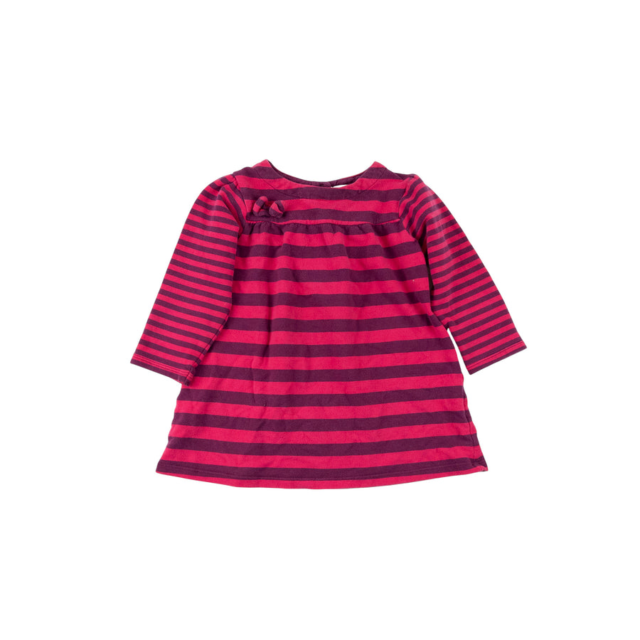 DPAM dress 18m (pink stripe)