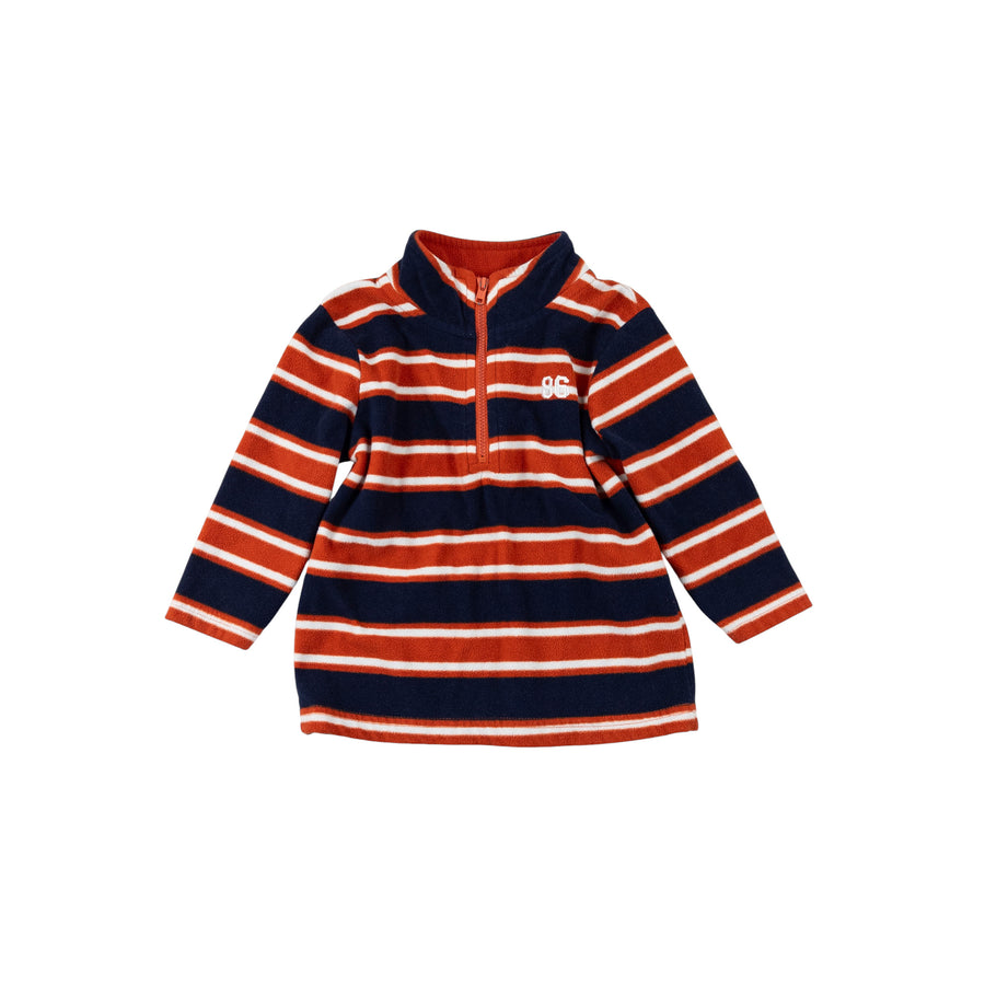 George fleece pullover 18-24m (stripe)