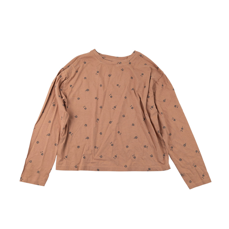 George long sleeve 10-12 (brown flower)
