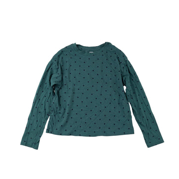 George long sleeve 10-12 (green polka dot)