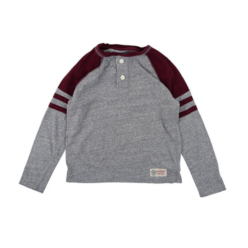 Gap long sleeve 6-7 (grey/dark red)