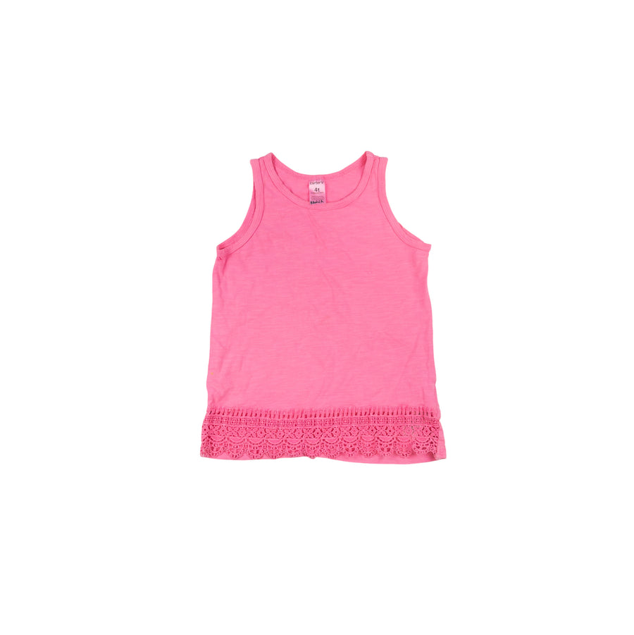 Carter's tank 4 (neon pink)