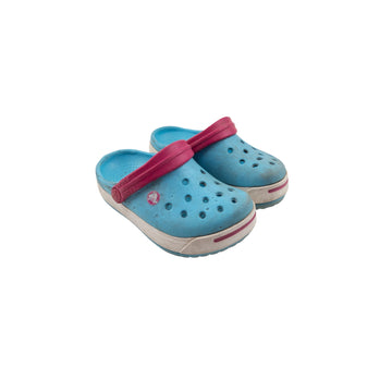 Crocs clogs 6-7 (blue/pink)
