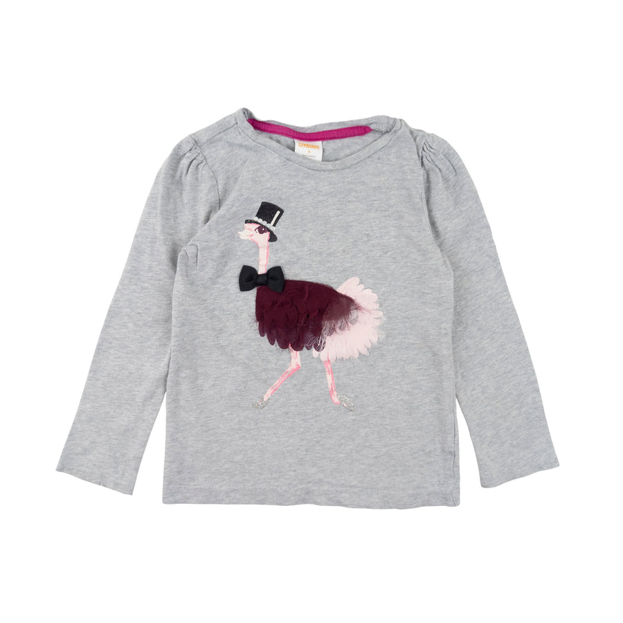 Gymboree long sleeve 4 (ostrich)
