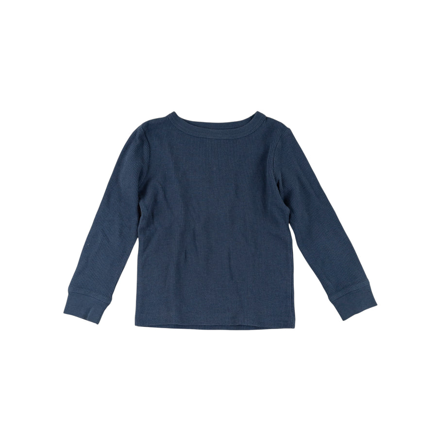 Joe Fresh long sleeve 4 (blue waffle)