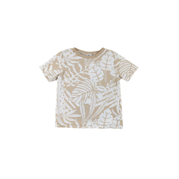 H&M t-shirt 2-4 (beige leaf)