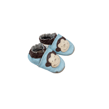 Robeez slip-on shoes 3-6m (monkey)