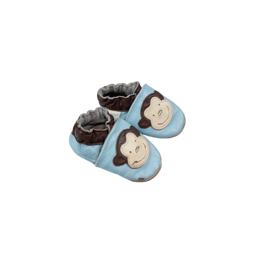 Robeez slip-on shoes 3-6m (monkey)