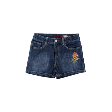 Children's Place denim shorts 14 (embroidered)