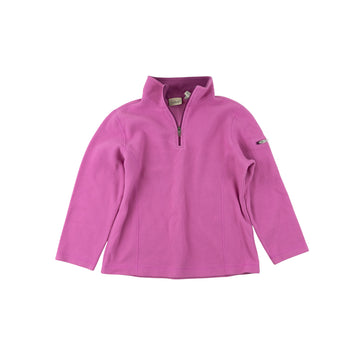 LL Bean fleece pullover 6-7 (pink)