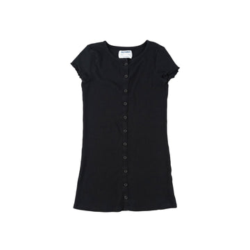 Old Navy dress 6-7 (black ribbed)