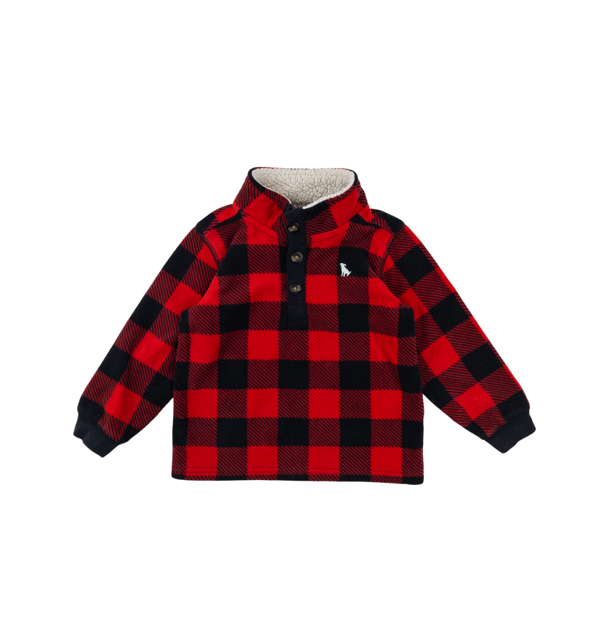 Carter's pullover 24m (red check)