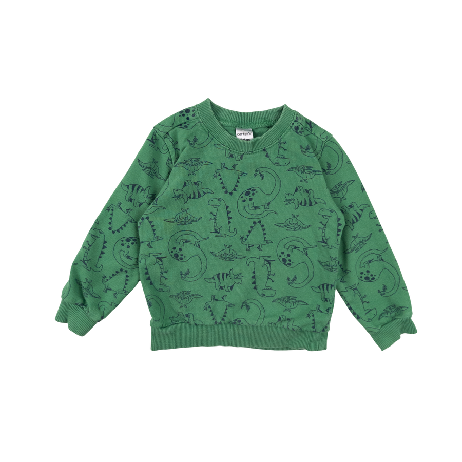 Carter's sweatshirt 24m (dino)