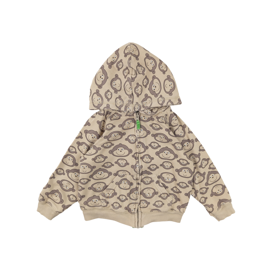 Carter's hoodie 12-18m (monkey)