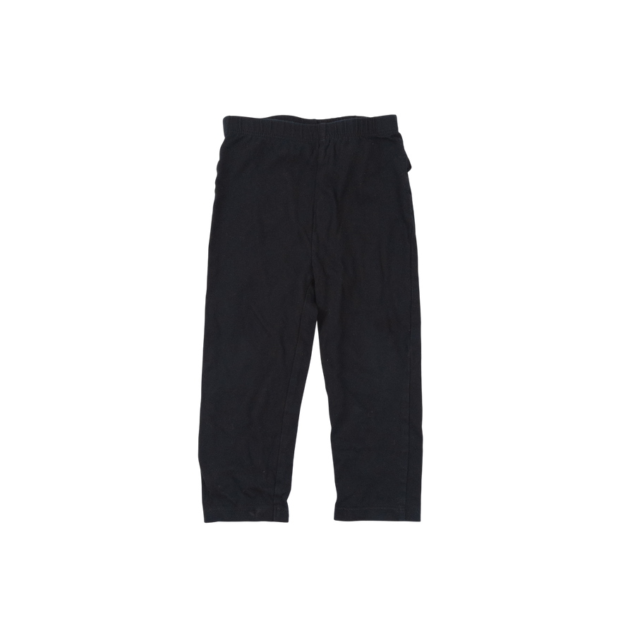 Children's Place leggings 18-24m (black ruffle)