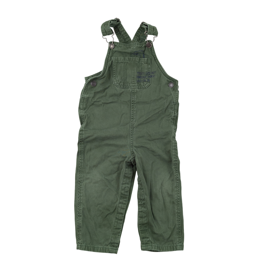 Carter's overalls 24m (olive dino)