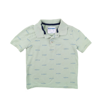 Old Navy short sleeve 5 (green fish)