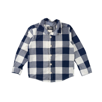 Oshkosh shirt 3 (navy/white check)