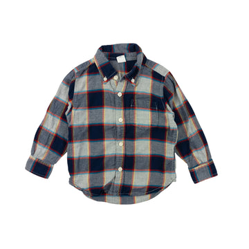 Gap shirt 3 (grey/navy flannel)