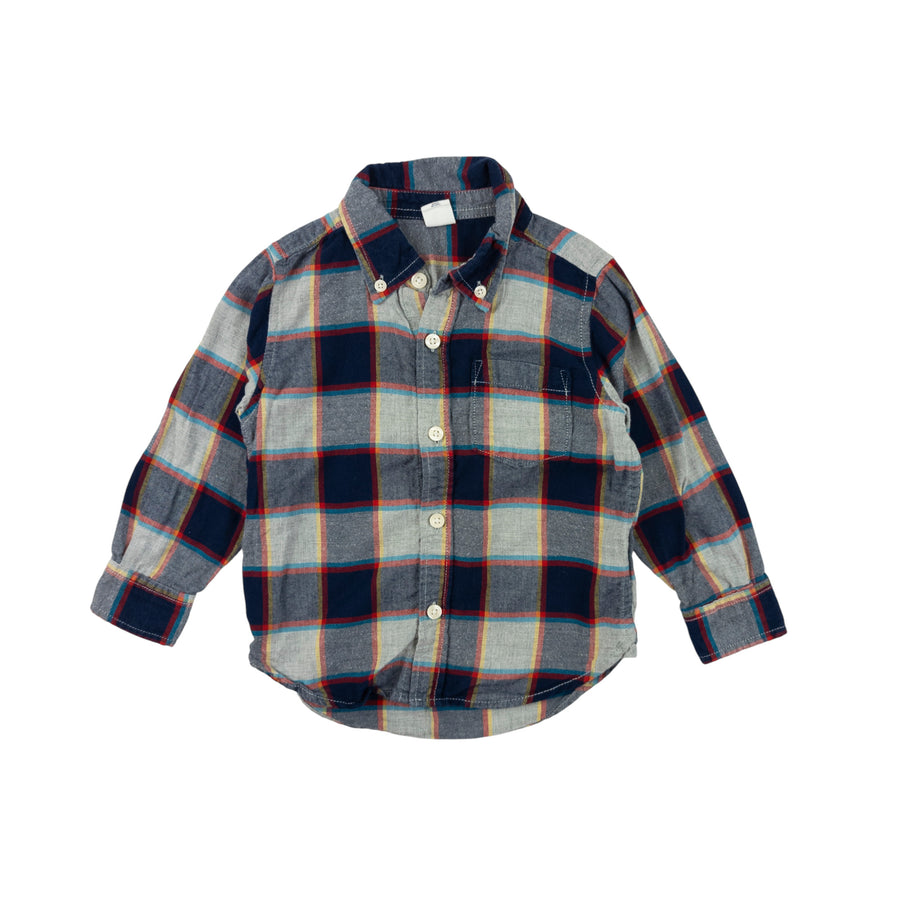 Gap shirt 3 (grey/navy flannel)