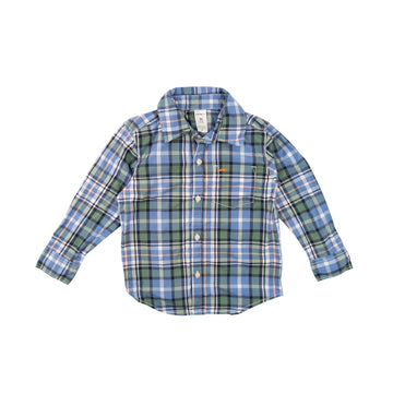 Carter's shirt 3 (blue/green plaid)