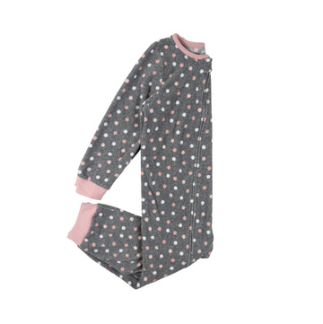 Carter's sleeper 4 (grey polka dots)