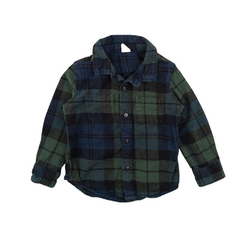 Gap shirt 3 (green/navy plaid)