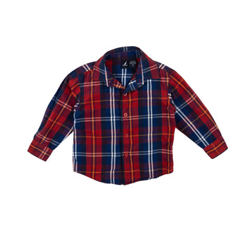 Nautica shirt 2 (red/navy plaid)