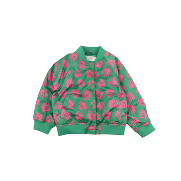 H&M jacket 2-4 (green/pink)