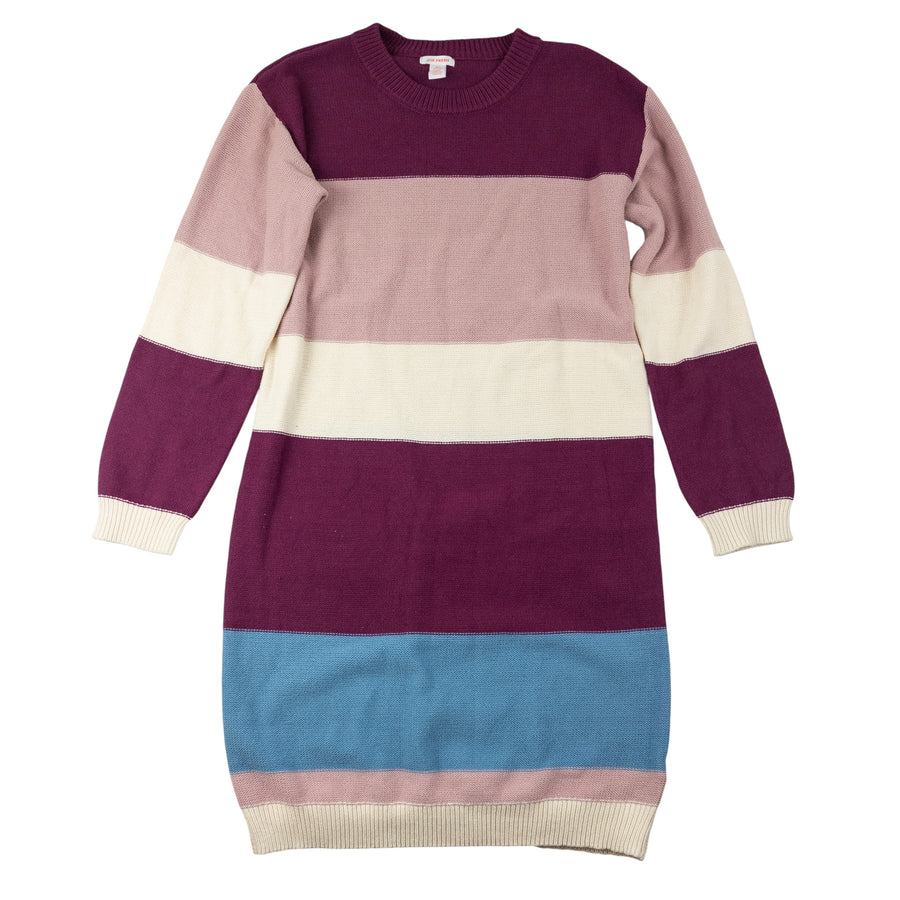 Joe Fresh knit dress 14 (pinks/blue)