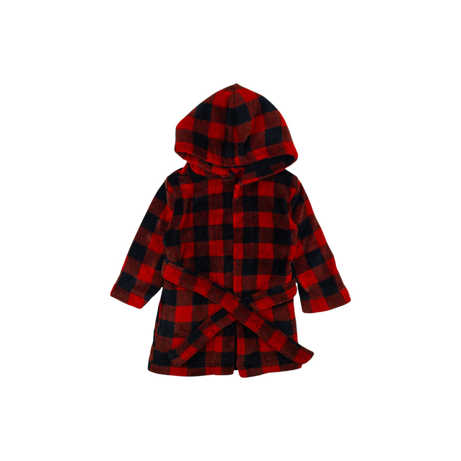 Pekkle robe 2-3 (red plaid)