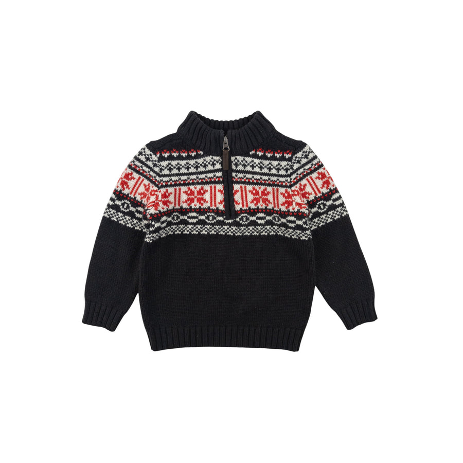 Carter's pullover sweater 4 (navy/red/white)