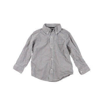 Children's Place shirt 4 (red/grey stripe)