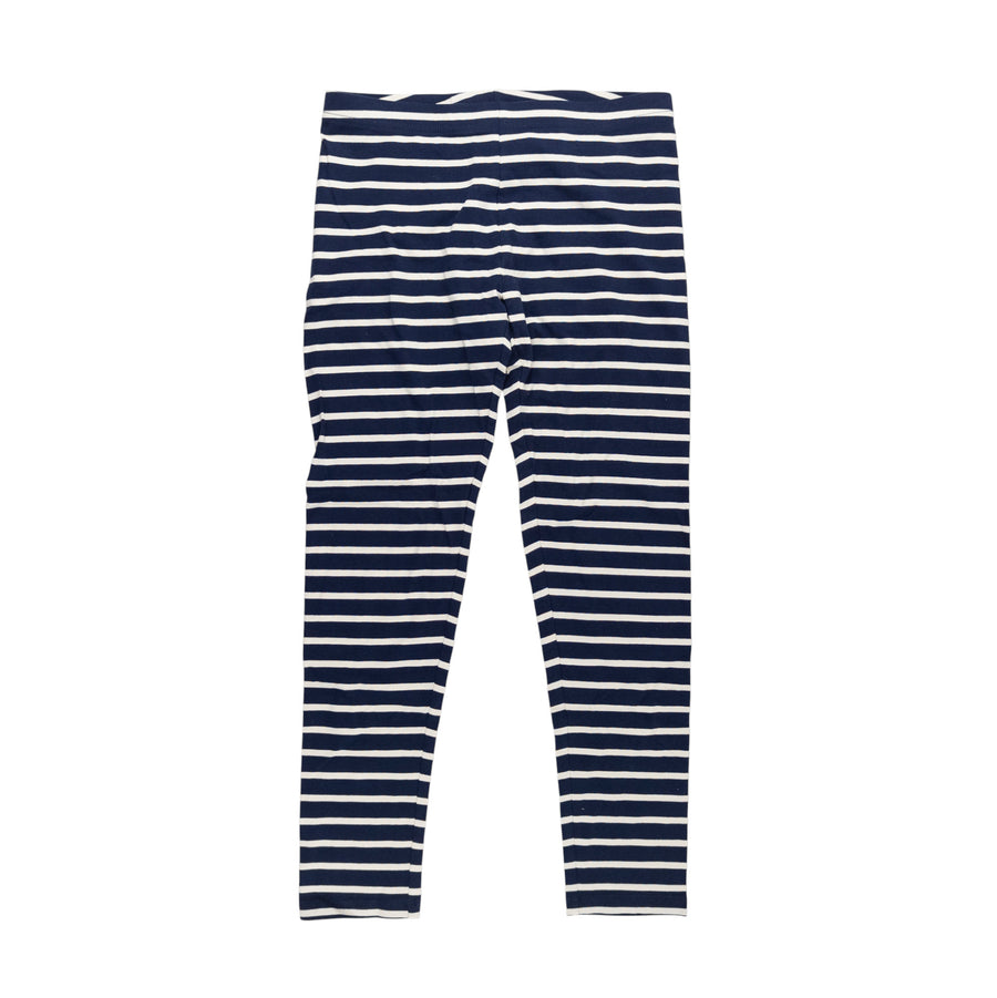 Old Navy leggings 10-12 (navy/white stripe)